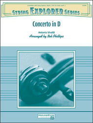 Concerto in D Orchestra sheet music cover Thumbnail